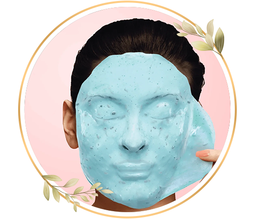 Detan face and neck sheet mask service at TrendMi Salon helping remove tan and refresh skin with smooth care.