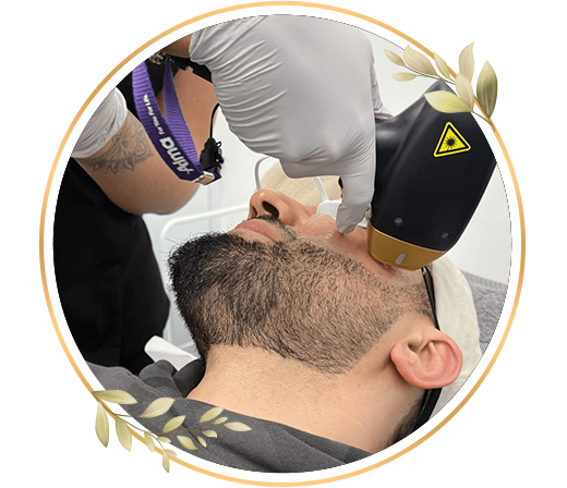 Facial hair removal service helps remove unwanted hair, improve skin smoothness and give clean look at TrendMi salon