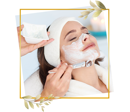 Facial bleach service at TrendMi Salon for clear, brighter skin tone and smooth glowing appearance.