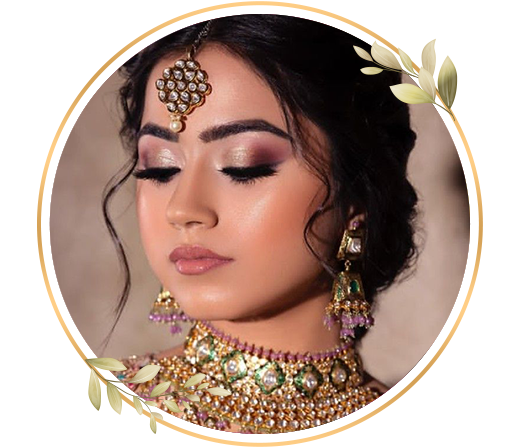 HD elegant makeup service at TrendMi Salon creating a flawless finish and enhancing natural facial beauty.