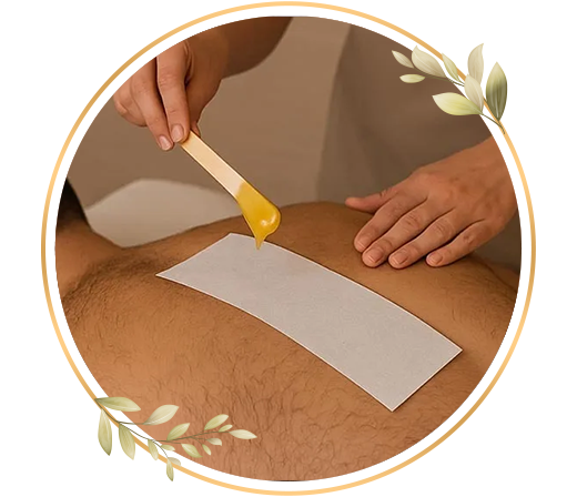 Back waxing for lower, upper and mid areas helps maintain clean, smooth and well-groomed skin