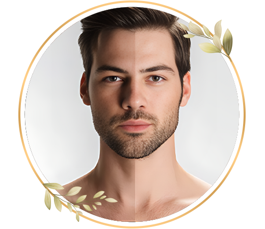 Men face and neck detan removes tan and dullness, leaving skin smooth, bright and fresh