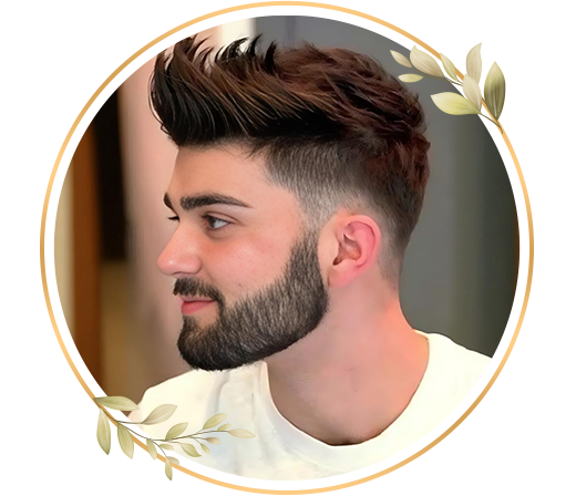 Professional hair gel styling men service with neat finish and perfect hairstyle at TrendMi salon
