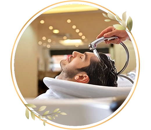 Professional hair spa service for men with deep conditioning, scalp care and healthy smooth hair at TrendMi salon