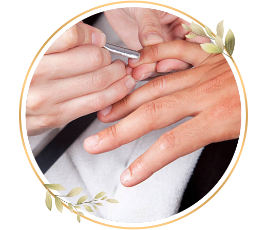 Professional ozone manicure men service with clean nails, smooth skin and refreshing hand care at TrendMi