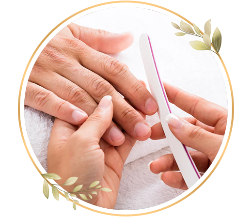 Salon regular manicure men service with nail shaping, cuticle care and smooth skin at TrendMi