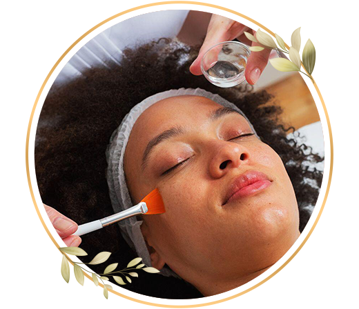 Skin peeling skincare treatment at TrendMi Salon promoting fresh and brighter skin appearance.