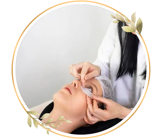 Under-eye care service at TrendMi Salon helping reduce dark circles and refresh delicate skin area.